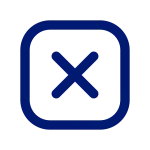 Cross Round SVG Icon